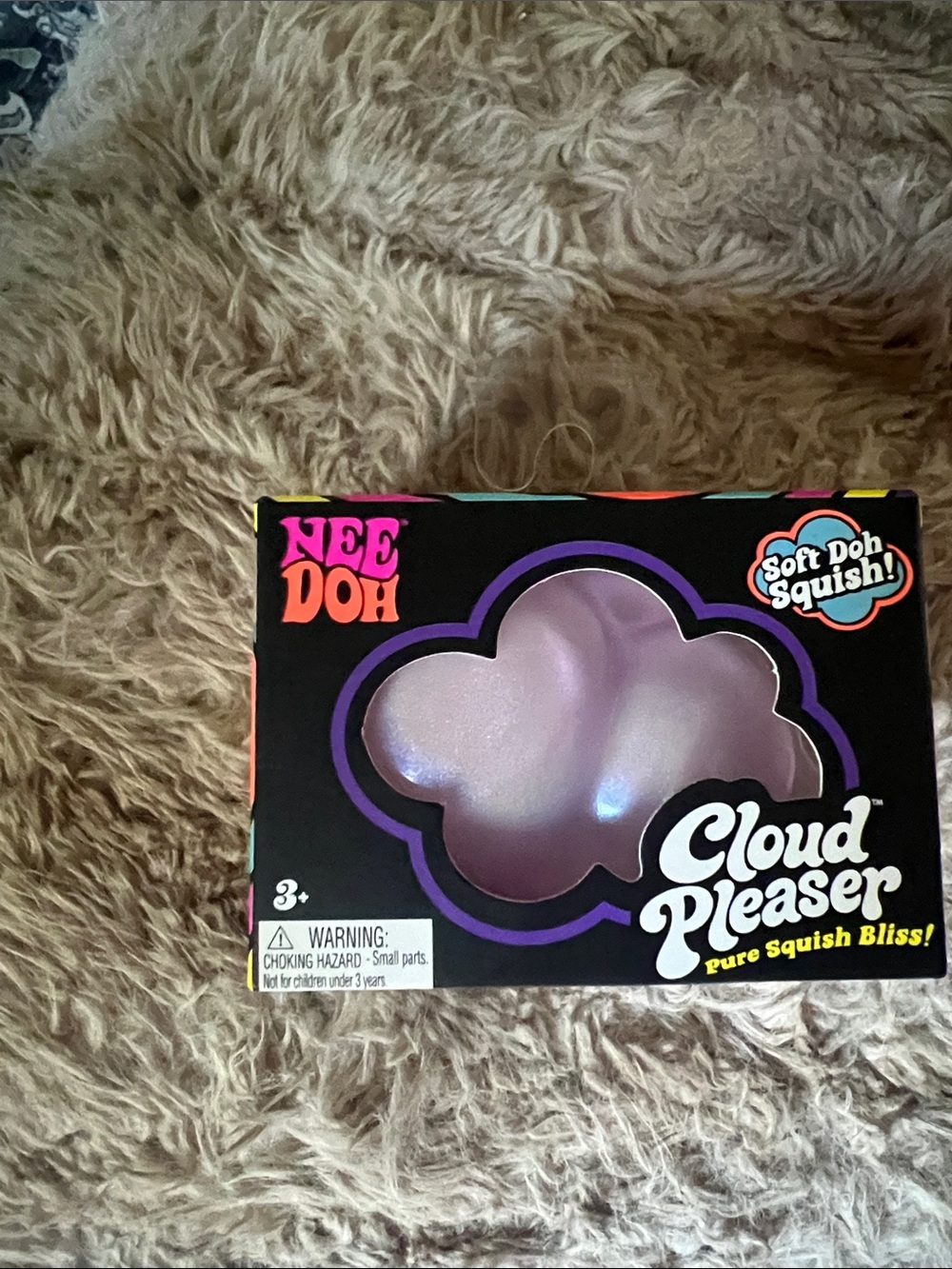 Cloud Pleaser Soft Squish Toy - Shimmering Pink